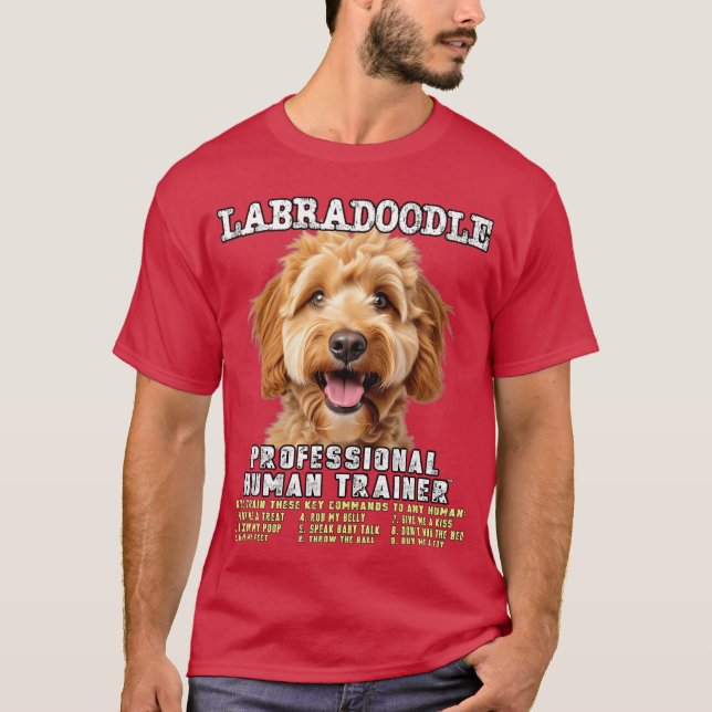 Labradle Professional Hurainer Labra Doodle unique T-Shirt (Front)