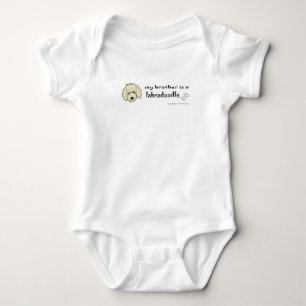 labradoodle baby bodysuit