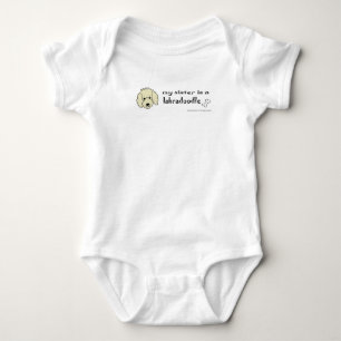 labradoodle baby bodysuit