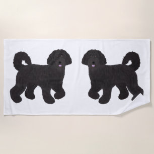 Labradoodle Beach Towel