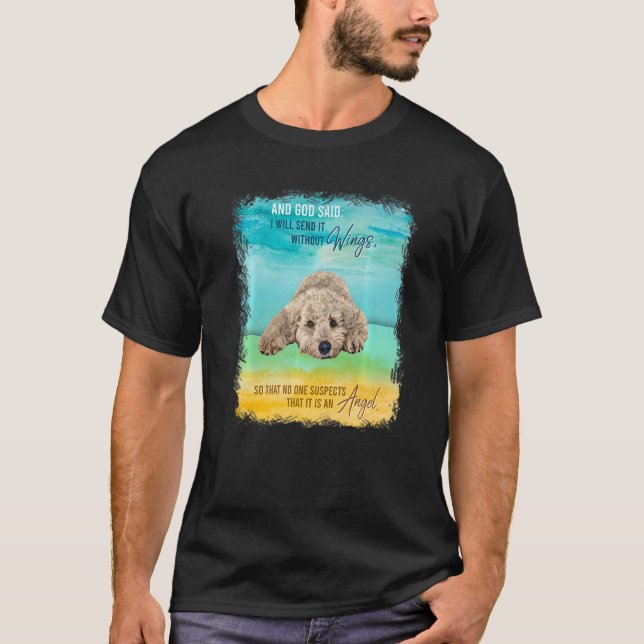 Labradoodle  Birthday For Kids Teen Adult Love Dog T-Shirt (Front)