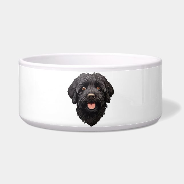 Labradoodle Black Dog (Front)