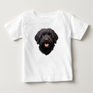Labradoodle Black Dog Baby T-Shirt
