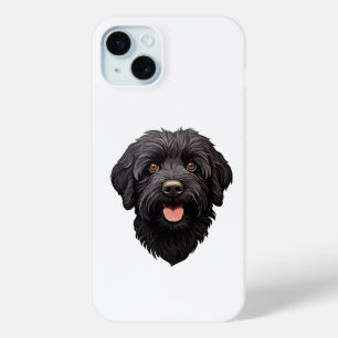 Labradoodle Black Dog Barely There iPhone 15 Plus Mini Case