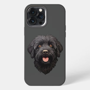Labradoodle Black Dog iPhone 13 Pro Max Case