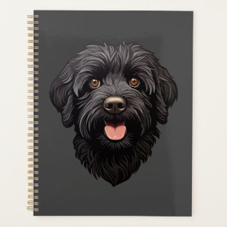 Labradoodle Black Dog Planner