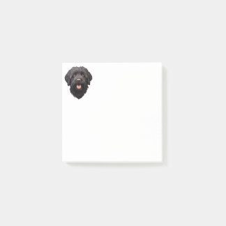 Labradoodle Black Dog Post-it Notes
