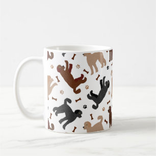 Labradoodle Bones and Paws Coffee Mug