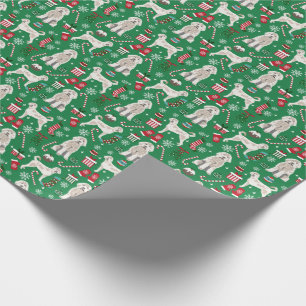 Labradoodle Christmas dog Wrapping Paper