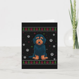 Labradoodle Christmas Sweater Xmas Pet Animal Dog Card