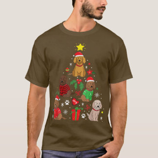 Labradoodle Christmas Tree Xmas Pyjamas  T-Shirt