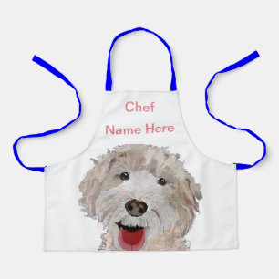 Labradoodle Cooking Chef (Name Here) Kids Apron