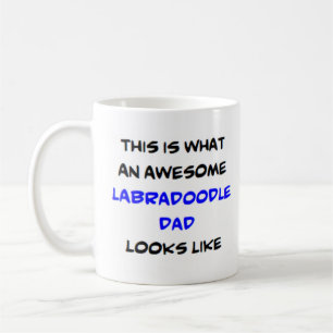 labradoodle dad, awesome coffee mug