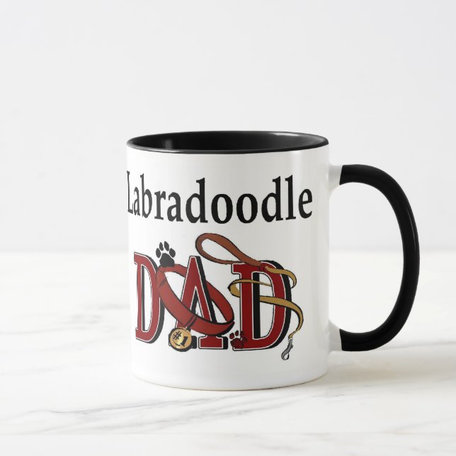 Labradoodle Dad Gifts Mug (Right)