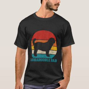 Labradoodle Dad Vintage Retro Doodle Dog Owner Fun T-Shirt
