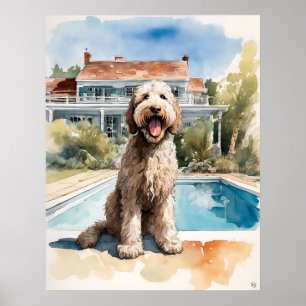 Labradoodle - Dog Art Print