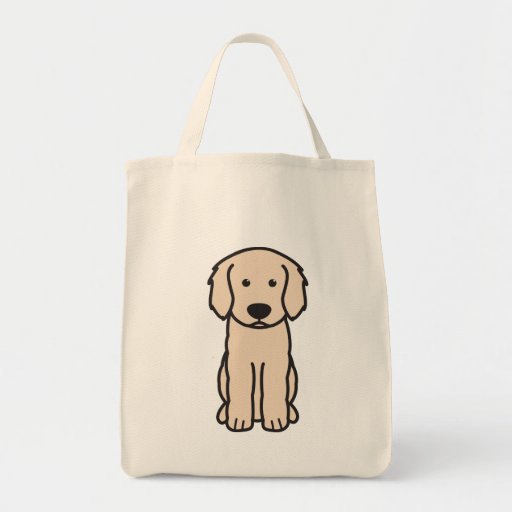 Image of Labradoodle Dog Cartoon Tote Bag