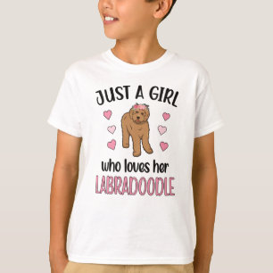 Labradoodle Dog Girl Dog Lover Labradoodle Mum T-Shirt