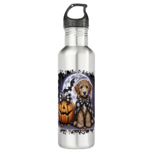 Labradoodle Dog Halloween Square 710 Ml Water Bottle
