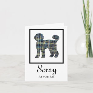 Labradoodle Dog Pet Sympathy Card