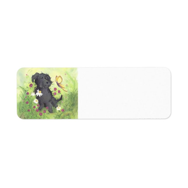 Labradoodle Doodle Dog / Return Address Label (Front)