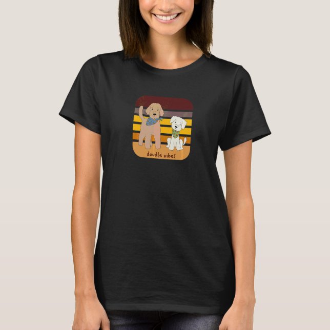 Labradoodle Doodle Vibes T-Shirt (Front)