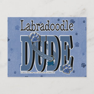 LabraDoodle DUDE Postcard