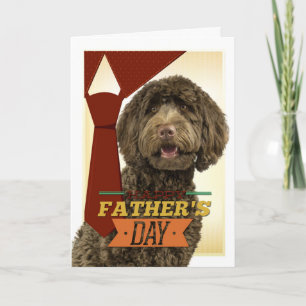 Labradoodle Father's Day Card