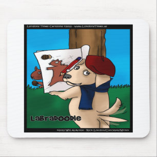 Labradoodle Funny Gifts Tees Mugs Cards Etc Mouse Mat