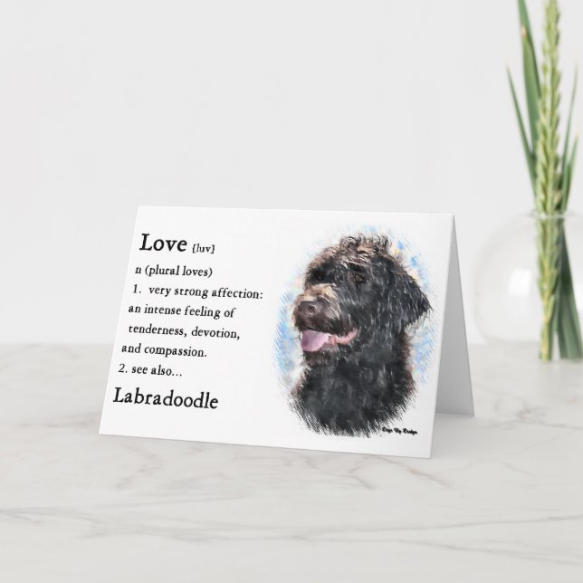 Labradoodle Gifts Card (Front)