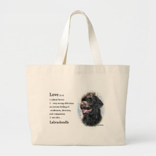 Labradoodle Gifts Large Tote Bag