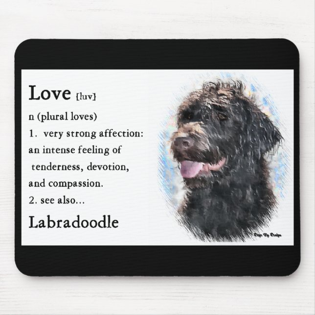 Labradoodle Gifts Mouse Mat (Front)