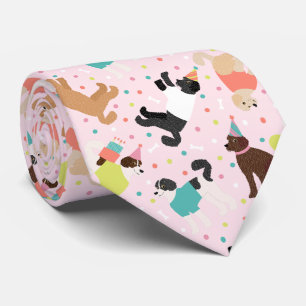 Labradoodle / Goldendoodle Birthday Party Tie