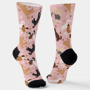 Labradoodle / Goldendoodle Bones and Paws Socks