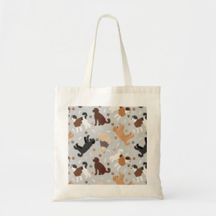 Labradoodle / Goldendoodle Bones and Paws Tote Bag