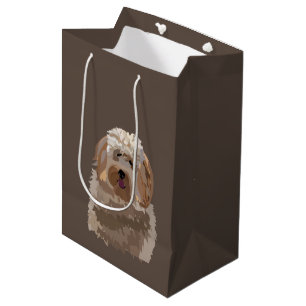 Labradoodle Goldendoodle Poodle Dog Pet   Medium Gift Bag