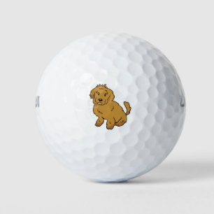 Labradoodle Golf Balls