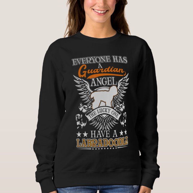 Labradoodle Guardian Angel Guardian Angel Sweatshirt (Front)