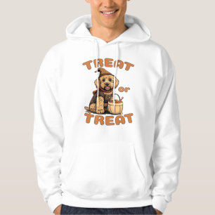 Labradoodle Halloween Dog Costume �Treat or Treat� Hoodie