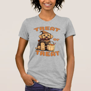 Labradoodle Halloween Dog Costume �Treat or Treat� T-Shirt