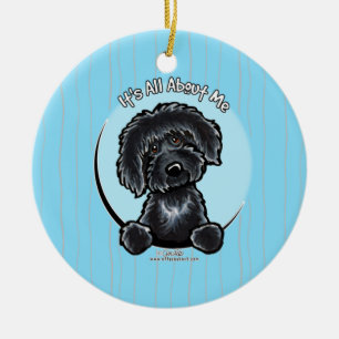 Labradoodle IAAM Carribean Ceramic Tree Decoration