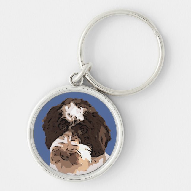 LABRADOODLE KEY RING (Front)