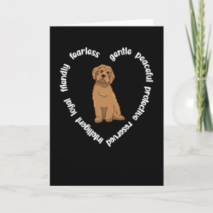 Labradoodle Lover Dog Mum Dad Labradoodle Owner Card
