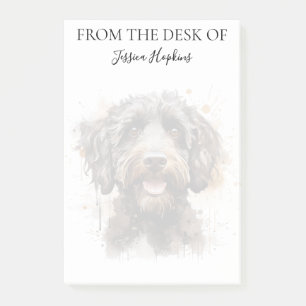 Labradoodle Lover Monogrammed Dog Post-it Notes