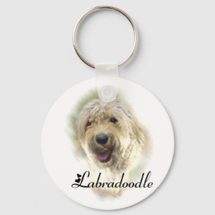 Labradoodle Lovers Gifts Key Ring