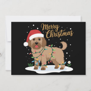 Labradoodle Merry Christmas Funny Xmas Dog Lover Holiday Card