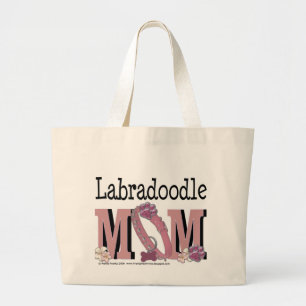 LabraDoodle MOM Large Tote Bag
