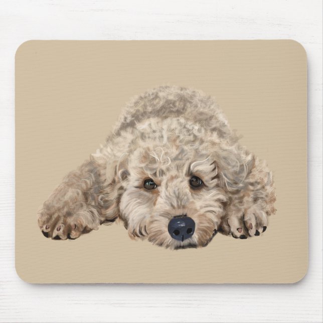 Labradoodle Mouse Mat (Front)