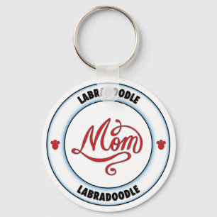 LABRADOODLE mum Key Ring