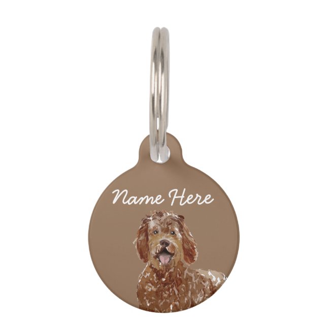 Labradoodle Pet Tag (Front)